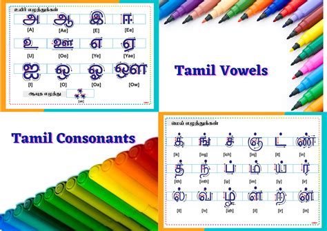 Tamil Vowels Chart Free Educational Printable For Kid