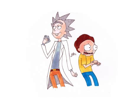Rick And Morty By Alex The Pyro On Deviantart