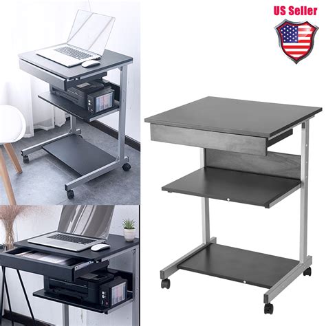 That best desk also has enough space left over to keep the things you. Mobile Computer Desk Tower Printer Shelf Laptop Rolling ...