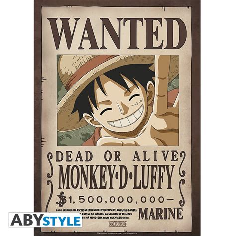 One Piece Portfolio 9 Posters Wanted Luffys Crew Wano 21x297