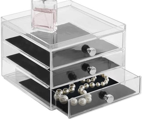 Helps you organize your shoes and saves floor space at the same time. INTERDESIGN - CLARITY - JEWELERY - ORGANIZER - 3DRAWER ...