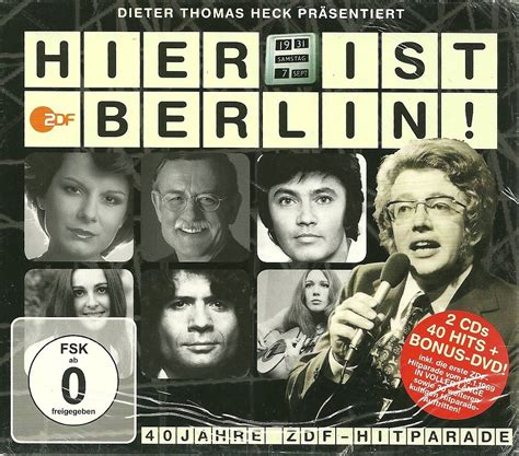 ) im erstklassigen zustand, auf wunsch mit der post! Hier ist Berlin - 40 Jahre ZDF-Hitparade * 2 CD + DVD =die ...