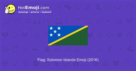 Like every other element on the american flag, there's deep meaning behind these stripes. Flag: Solomon Islands Emoji Meaning with Pictures: from A to Z