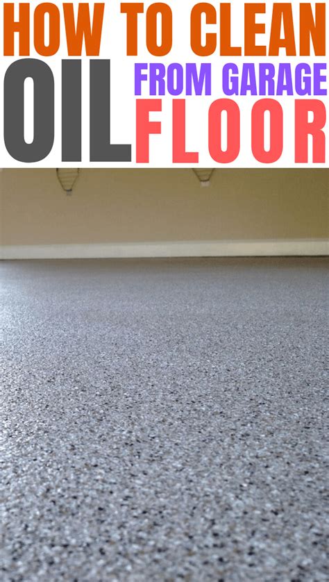 Clean Oil Off Garage Floor Effectively At Affordable Cost