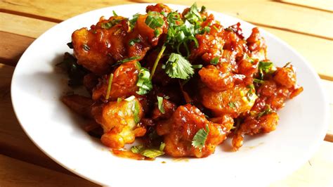 Whenever i go to the restaurant i like to order this recipe accompanied by noodles or egg fried rice. Crispy Gobi/Cauliflower Manchurian| Indo-Chinese Fusion ...