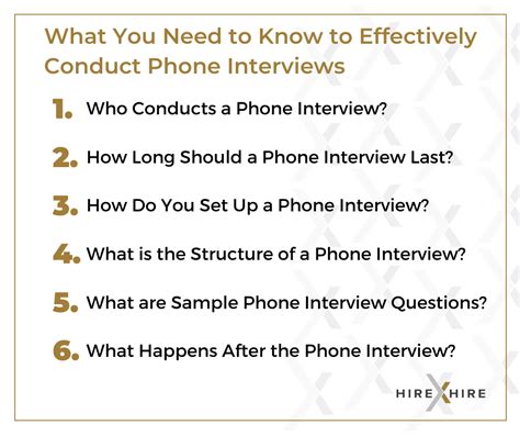 How To Conduct A Phone Interview With Sample Questions — Hirexhire