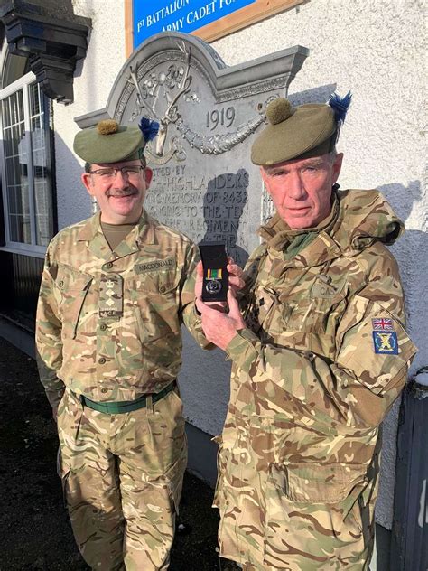 Three Volunteers Working With The Army Cadet Force In Inverness And The