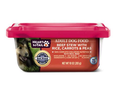 Want to know our tailored dog food prices? Dog Food Tubs - 10 oz. - Heart to Tail | ALDI US