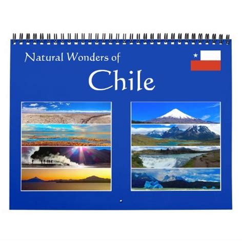 Chile Natural Wonders 2023 Calendar Zazzle Natural Wonders 2021