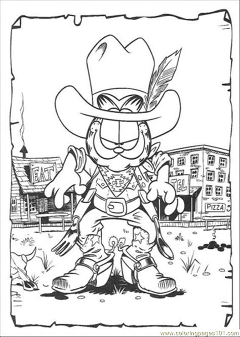 Find thousands of coloring pictures printable and the best coloring pages for kids. Coloring Pages Cowboy Garfield (Cartoons > Garfield ...