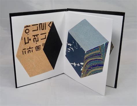 Accordion Book Tumbling Cubes With Papers From The Far East Etsy