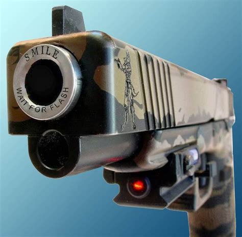 Please, for the love of all that is holy, keep this up! Engraved Glock Barrel, "Smile Wait For Flash." | Favorite ...