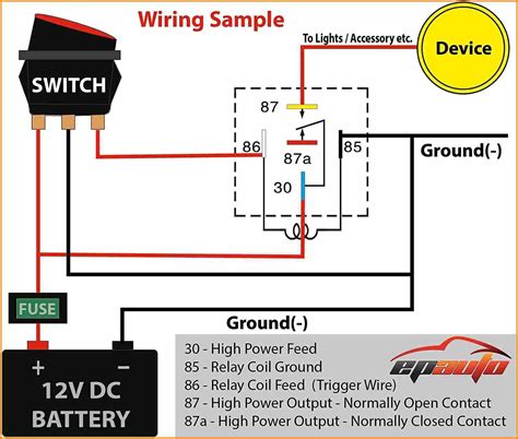 Relay Wiring Diagram For Horn