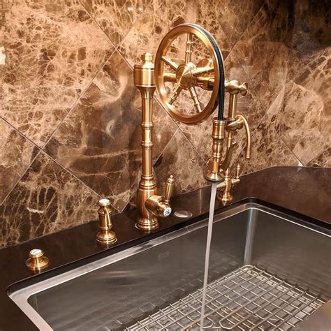 You can find many traditional, elegant faucets, kitchen and bath appliances. Waterstone Faucets on Instagram: "Our Wheel Pulldown ...