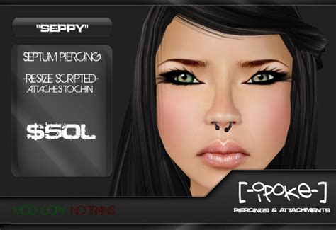 Second Life Marketplace Ipoke Seppy Piercing