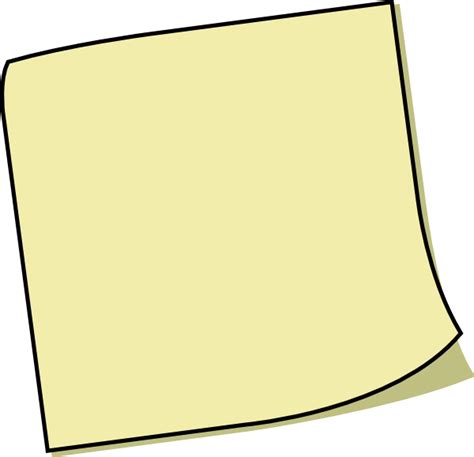 Transparent Cartoon Sticky Notes Png Clipart Full Size Clipart