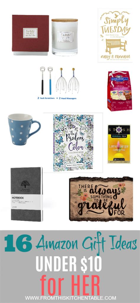 We found unique and thoughtful gifts for everyone on your list that will $50; Cheap gift ideas for her - From This Kitchen Table