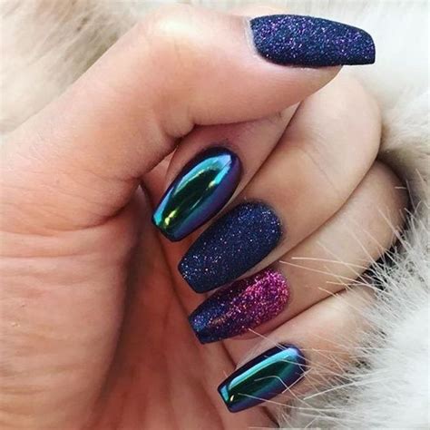 1001 + ideas for nail designs suitable for every nail ... This soft pastel blue shade keeps the manicure subtle — and perfect for stacking delicate rings.