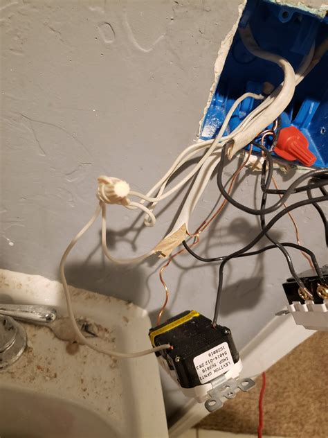 Electrical Wiring A Double Light Switch In Bathroom Home