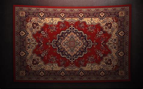 Hd Wallpaper Carpet Orient Hand Knotted Red Pattern Non Western