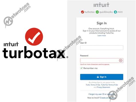Turbo Tax Login How To Access My Turbotax Account Turbotax Sign In