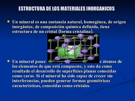 Estructura De Los Materiales Inorganicos