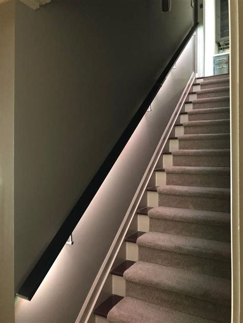 Stair banisters tend to be basically hand railings put on staircases with regards to hand support while rising or throughout the stairs. LED Square Flat Wall Mount Modern Stair Hand Rail ...
