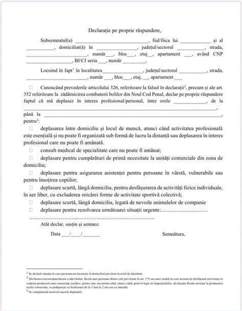 Document Modelul De Formular Pe Care Trebuie Să L Completeze Românii