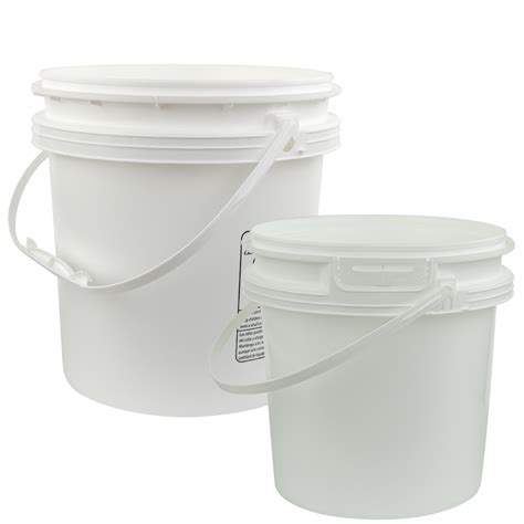 Bucket Organizers United Solutions Pn0020 White Five Gallon Plastic