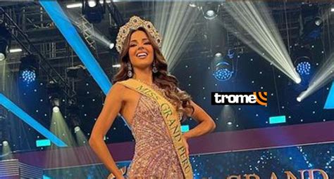 Luciana Fuster Elegida Miss Grand Perú 2023 ¿cuándo Se Realizará El Miss Grand Internacional
