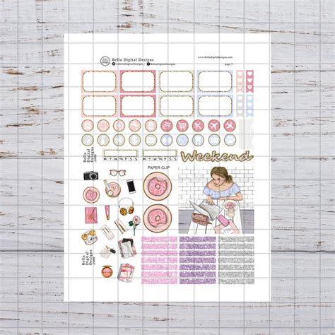 Planner Life Printable Planner Stickers Erin Condren And Etsy