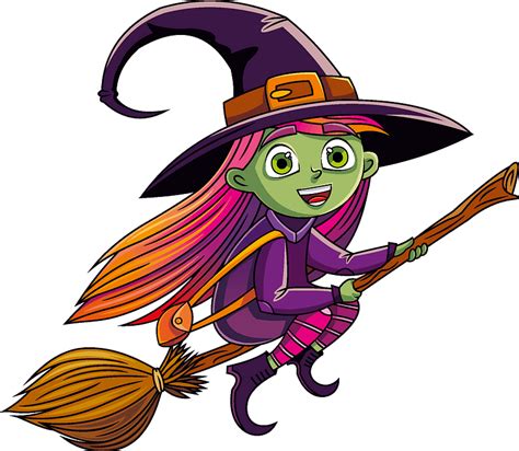 Witch Png Image Cartoon Clip Art Halloween Cartoons W