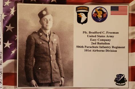 Bradford Freeman Last Surviving Member Of Band Of Brothers Dies At 97