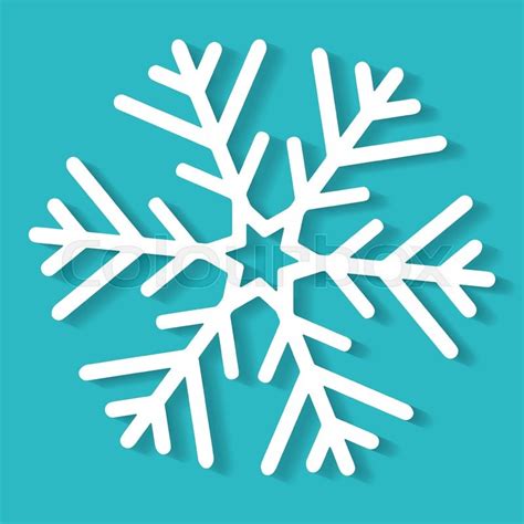 Christmas Snowflake Stock Vector Colourbox