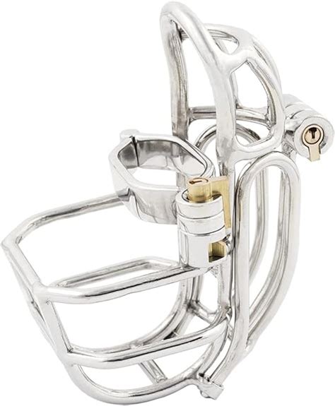 Amazon Ternence Male Chastity Device Stainless Steel Cock Cage