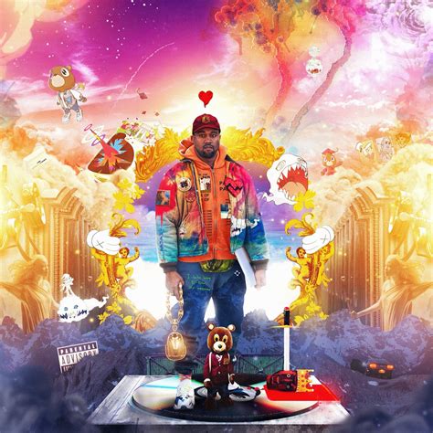 Kanye West All Albums Poster X Wallpaper Teahub Io