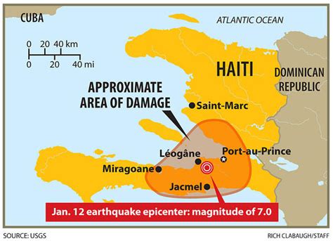 Haiti is still recovering from a devastating 2010 earthquake. Haiti Earthquake Map Epicenter