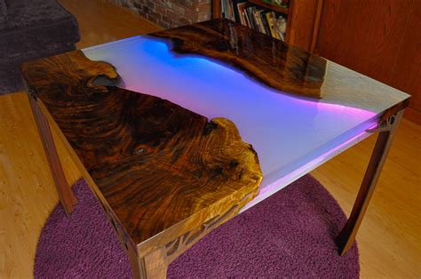 New Guide Make A Glowing Led Resin River Table Wood Resin Table