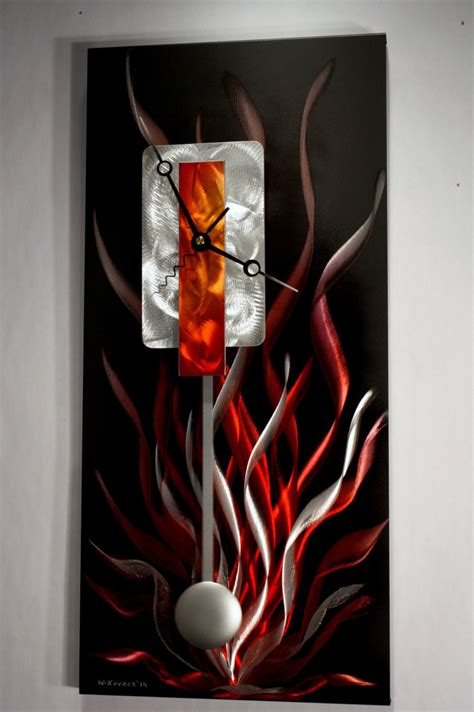 Ultra modern mashallah tabarakallah clock. Wilmos Kovacs - Painting on Metal Sculpture Modern Art ...