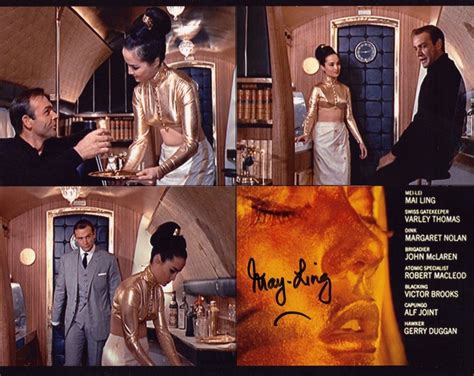 JAMES BOND GIRL MAI LING FROM THE JAMES BOND FILM GOLDFINGER IN PERSON SIGNED PHOTO James Bond