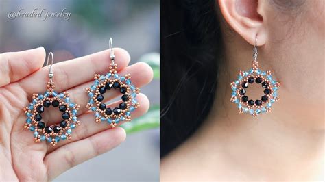 Simple And Easy To Make Beaded Earrings For Beginner With Seed Beads
