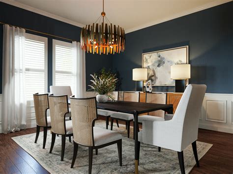 Before And After Transitional Dining Room Perfect For Hosting