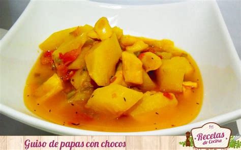 Se han guardado los ingredientes de la receta. Receta de guiso de patatas con chocos