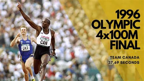 More about the olympic games. 1996 Olympic 4x100m Relay - Mens - YouTube