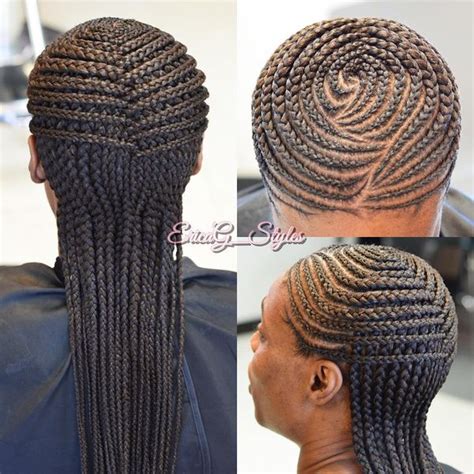 The french braid is a beautiful type of braid that we've been doing for ages! African Braids Hairstyles, Pretty Braid Styles for Black Women