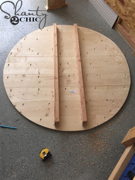 See more ideas about counter table, table tops, table. DIY Round Table - As Seen on HGTV Open Concept - Shanty 2 Chic