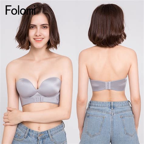 Sexy Strapless Bra Push Up Lingerie Seamless Invisible Bras Half Cup Brassiere Women Dress