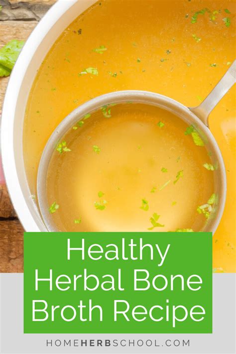 Healthy Herbal Bone Broth Recipe Home Herb School