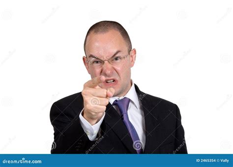 Angry Businessman Stock Images Image 2465354