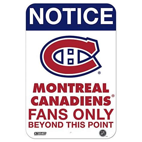 Find montreal canadiens videos, photos, wallpapers, forums. Montreal Canadiens Fans Only 8 Inch X 12 Inch Aluminum ...